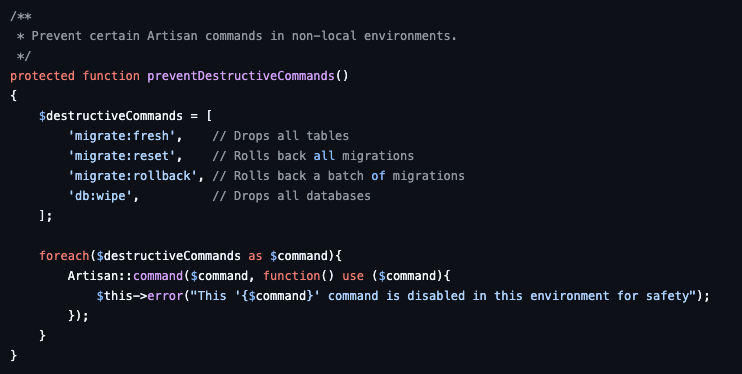 The Importance of Stopping Destructive Commands